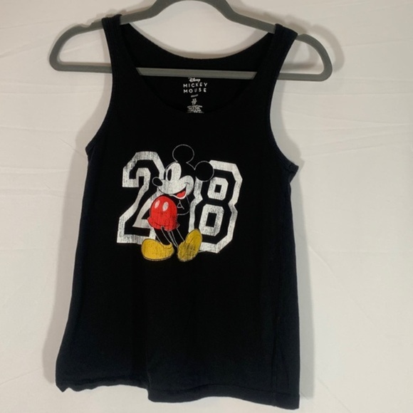Disney Tops - Disney Mickey Mouse Black Tank Top